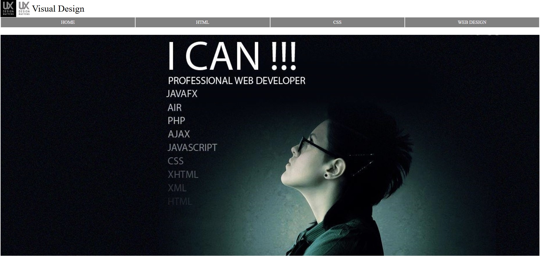 First Year Web Development Project