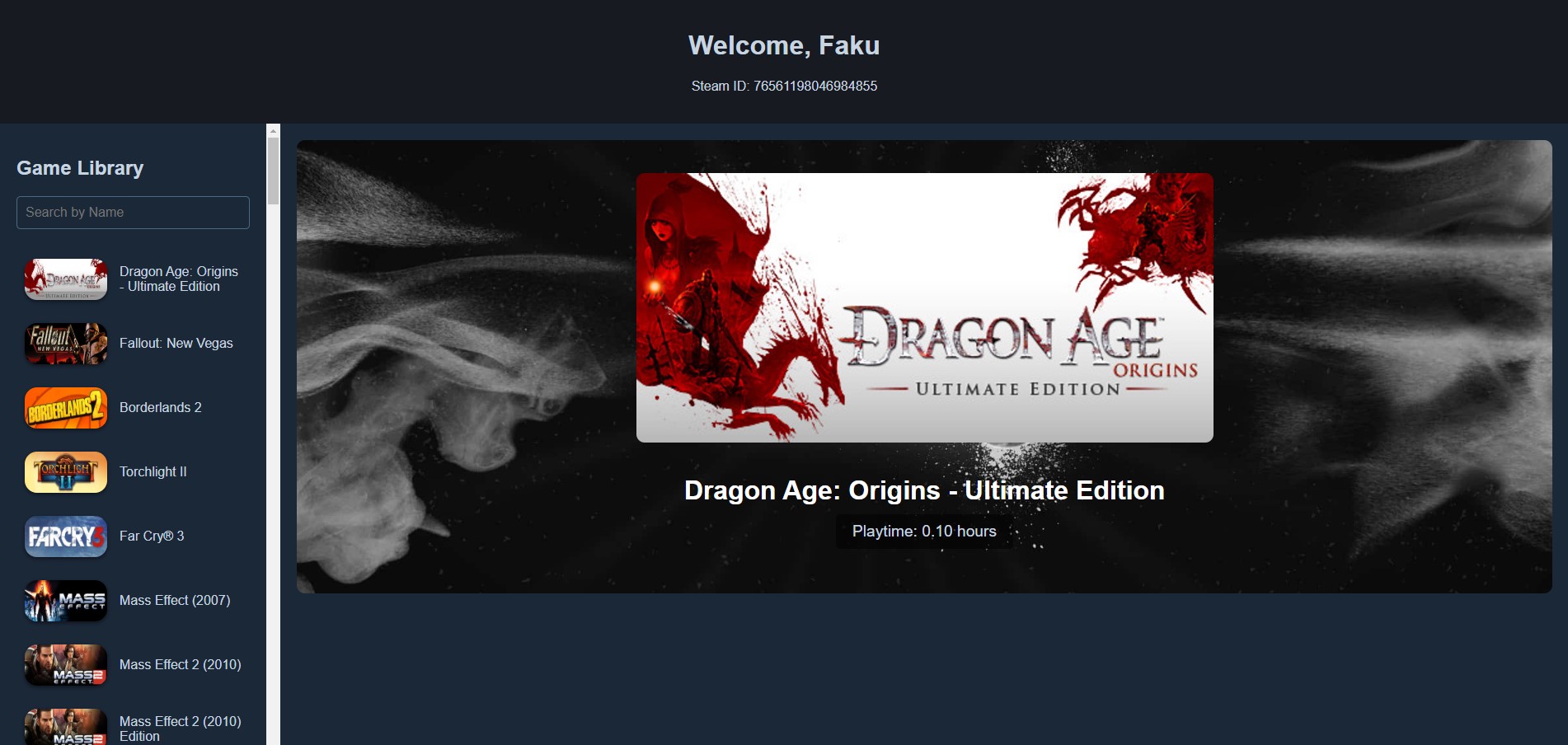Gaming Library